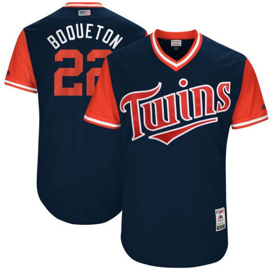 Men Minnesota Twins #22 Boqueton Blue New Rush Limited MLB Jerseys->minnesota twins->MLB Jersey